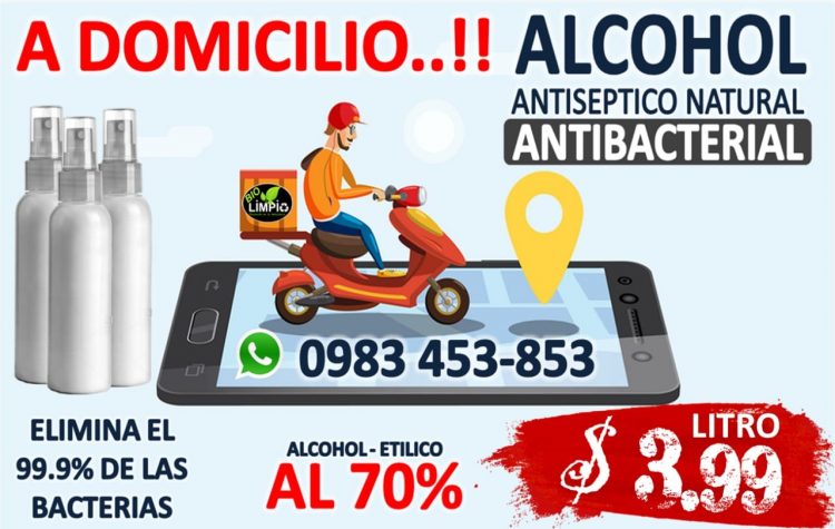 Alcohol antiseptico a Domicilio