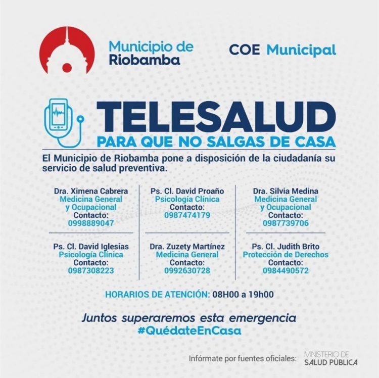 GadmRiobamba habilita TeleSaludRiobamba a través de su Portal